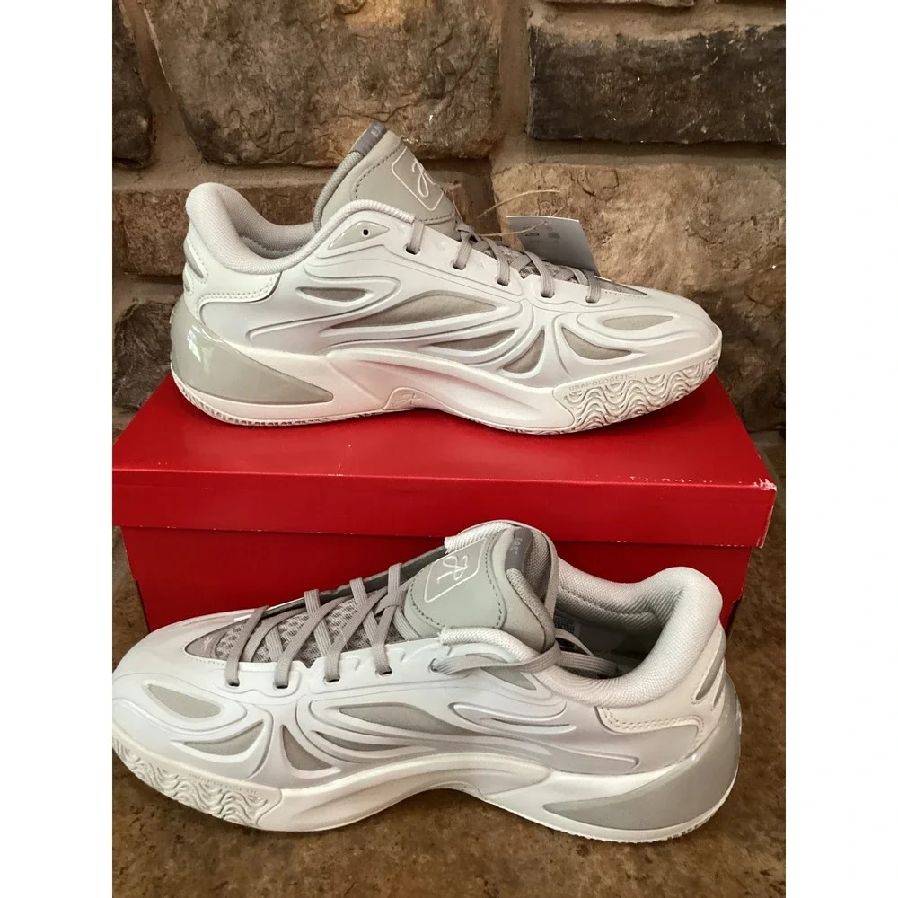 Reebok Angel Reese 1 Basketball Shoes Grey White Size Womens 8 Mens 6.5 New
